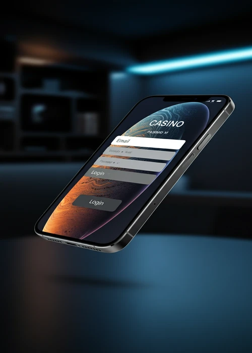 Formulaire de connexion NV Casino intuitif, présentant les champs d'e-mail et mot de passe pour un accès rapide et simplifié.