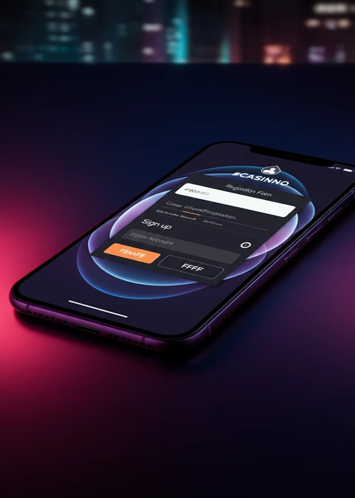 Capture d'écran du formulaire d'inscription NV Casino illustrant les différentes méthodes de création de compte.